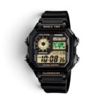 Casio AE-1200WH-1BVDF Digital World Time Watch