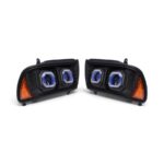 LandCruiser LED Headlight with Blue Insert (pair)