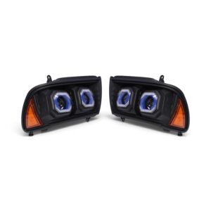 LandCruiser LED Headlight with Blue Insert (pair)