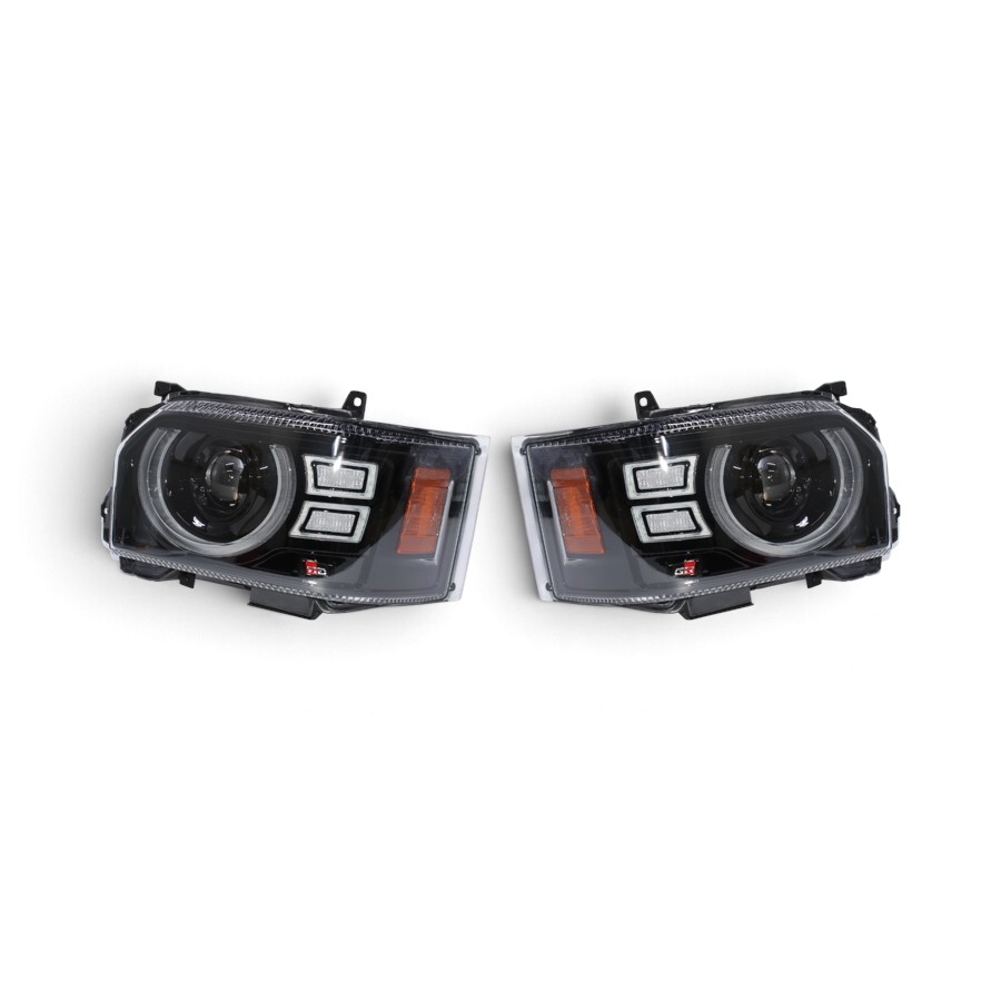 TYQLT012 Smoked LED Headlights for Toyota Quantum - Image 1