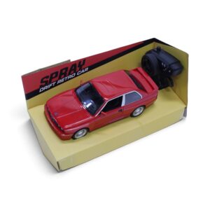 Bmw E30 Drift Spray Retro Radio Control Model Car - Red