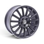 17" BK850 5x100 Matte Black Alloy Wheels