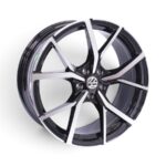 19" K919 5x112 Black Machine Face Alloy Wheels