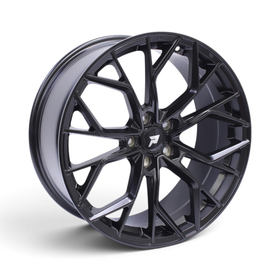 M5558-19-1 19" M5558 5x112 Satin Black Alloy Wheels - Image 1
