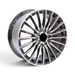 18" QS-0399 ED6 5x112 Gloss Black Machine Face Alloy Wheels