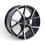 18" VT-256 5x112 Black Machine Face Alloy Wheels